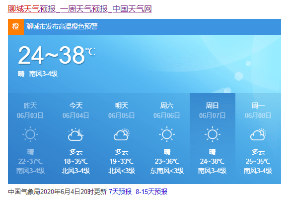 东怡社区天气预报更新通知